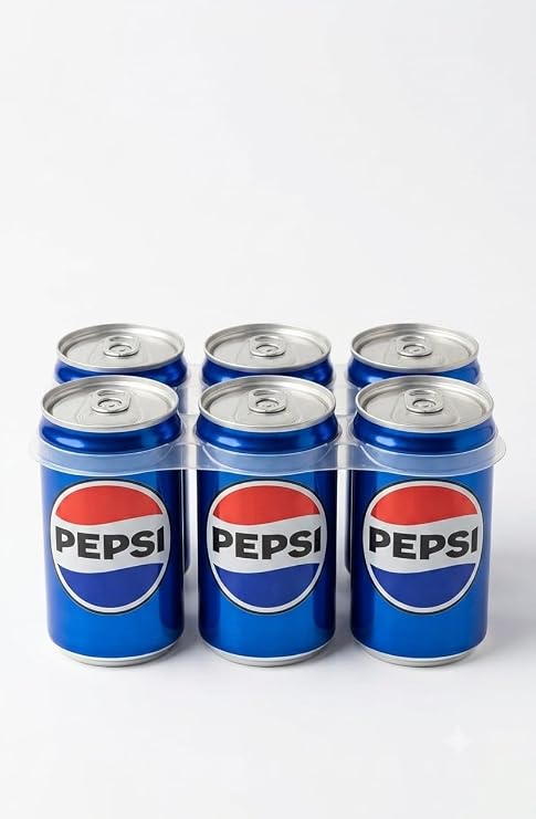 Pepsi Cola Carbonated Soft Drink, Classic Cola Flavour, By febora, Imported, 6 Can Pack, 155ml Each