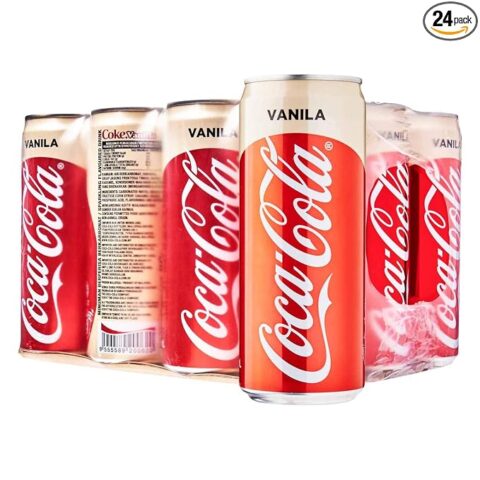 Coca-Cola Chefsneed Vanilla Flavour - 320Ml (Pack Of 24 Cans X 320Ml), Vegetarian