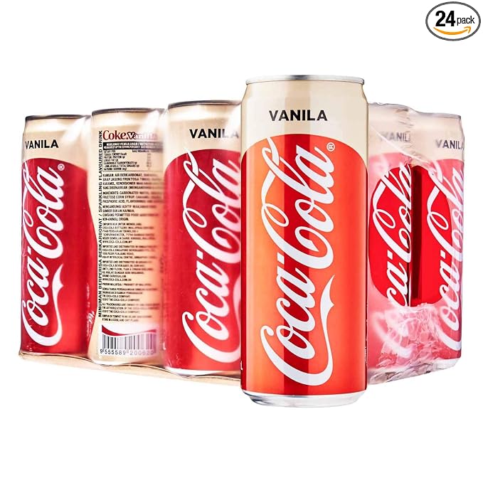Coca-Cola Chefsneed Vanilla Flavour - 320Ml (Pack Of 24 Cans X 320Ml), Vegetarian
